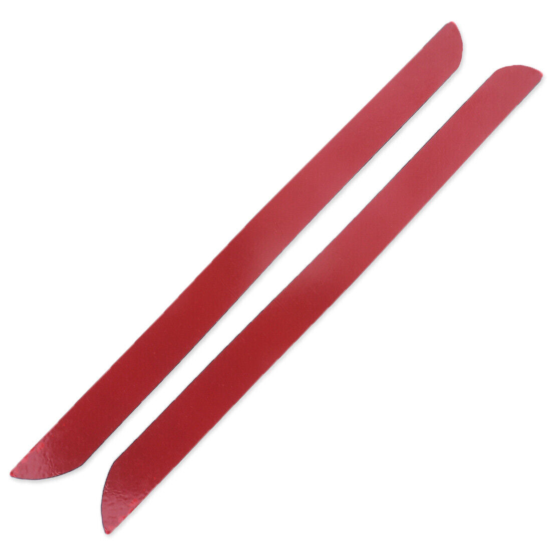 2 19" Carbon Fiber Car Door Scuff Plate Sill Cover Panel Step Protector Guard Li