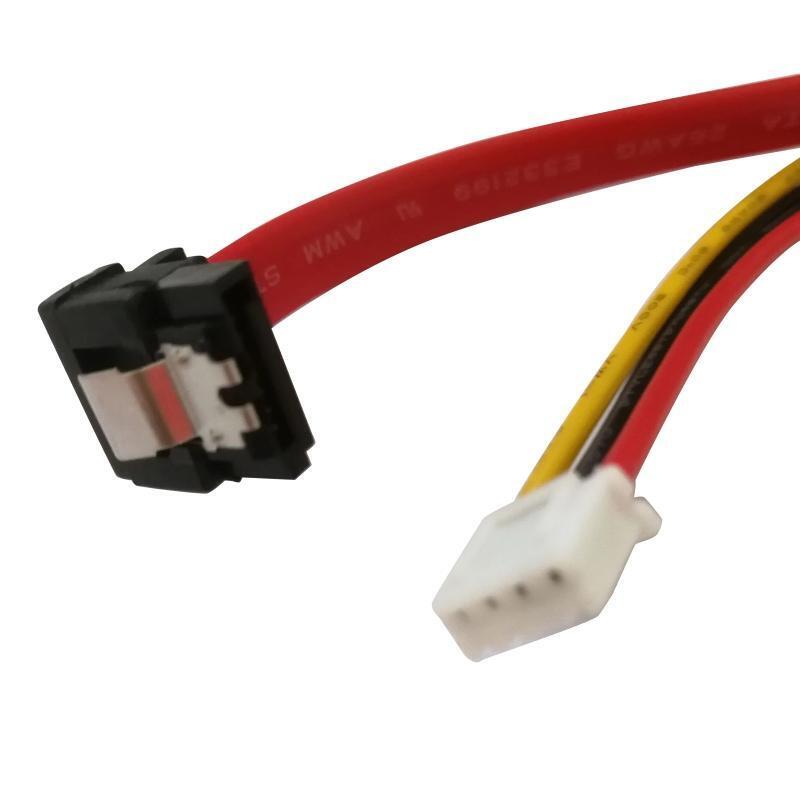 High Quality  Sata 22P 15+7 Pin Power Data Cable to 4 Pin IDE Hard Drive Adapter