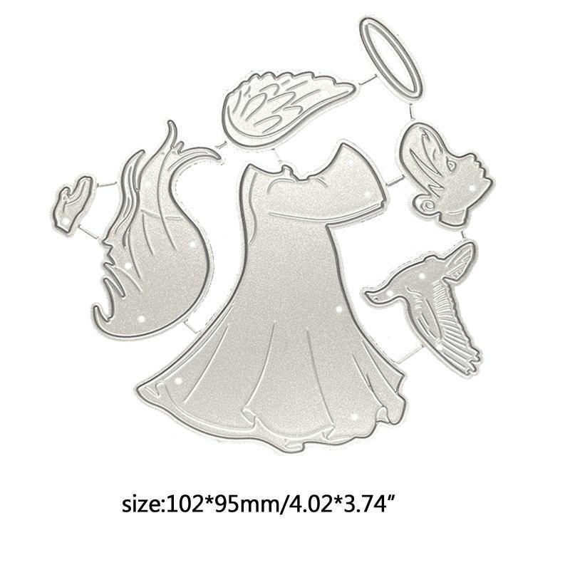 Angel Cutting Dies Carbon Steel Embossing Die Cuts for Card Making Scrapbooking