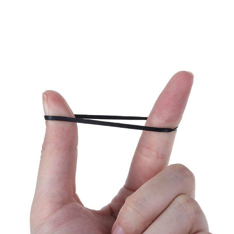 Replacement Turntable Belt Rubber Flat Drive Belt for Record Player Walkman DVD
