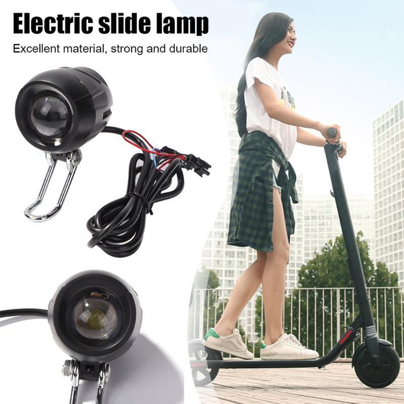 2 in 1 Electric Scooter Horn Headlight Motorcycle Front Light Lamp for Kugoo M4