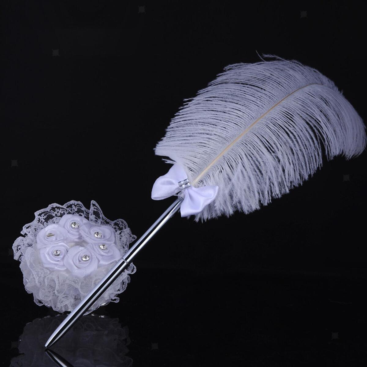 Wedding Registry Pen Love Symbol Elegant for Wedding Party Events Collection