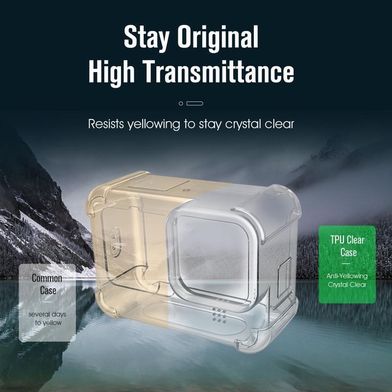 For Go Pro Hero 9 10 Soft Silicone Case Protective Cover Shell Camera Accessory