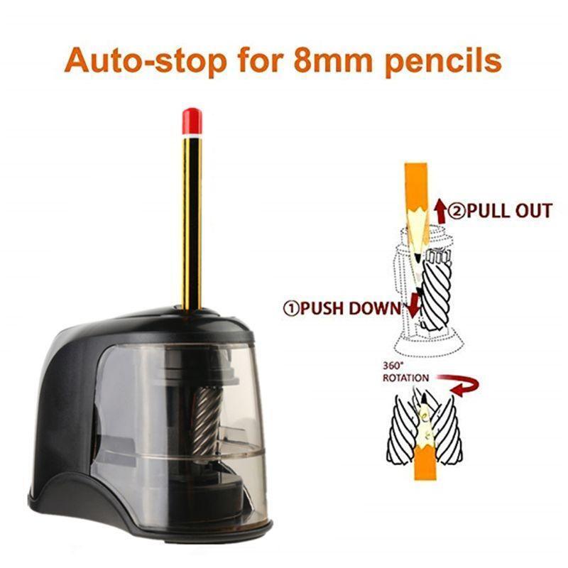 Desktop Electric Pencil Sharpener with USB Cord Auto Feed-in for Kids School