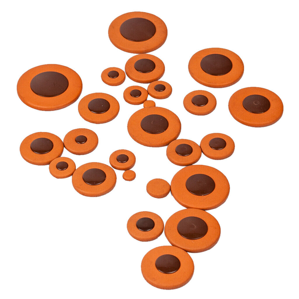 25x Saxophone Pads Cushions Lambskin for  Saxophone Players