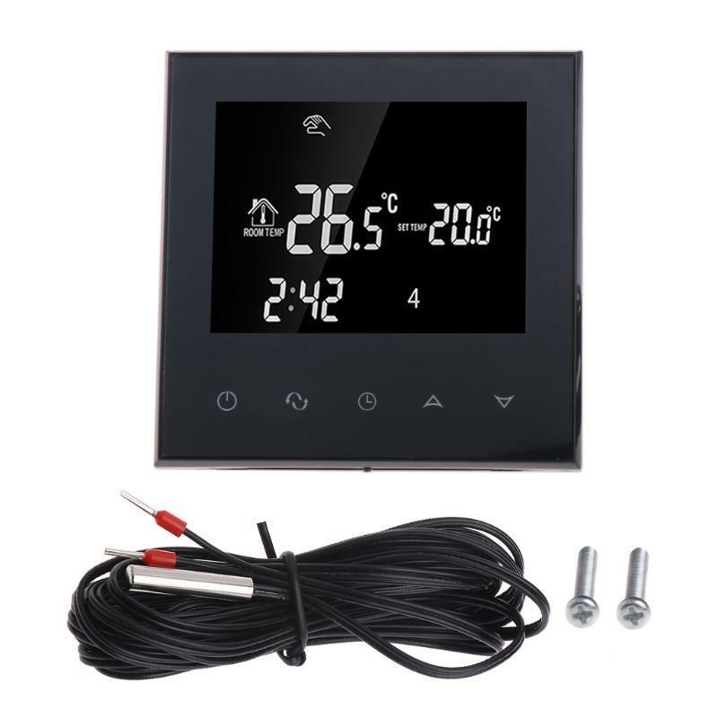 Thermoregulator LCD Touch Screen Heating Thermostat 16A for Electric Floor Heat