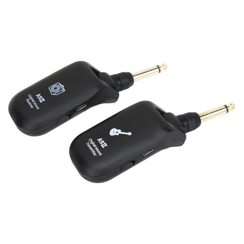 4 Channels Guitar Transmitter Receiver Easy Operation Musical Tool Portable