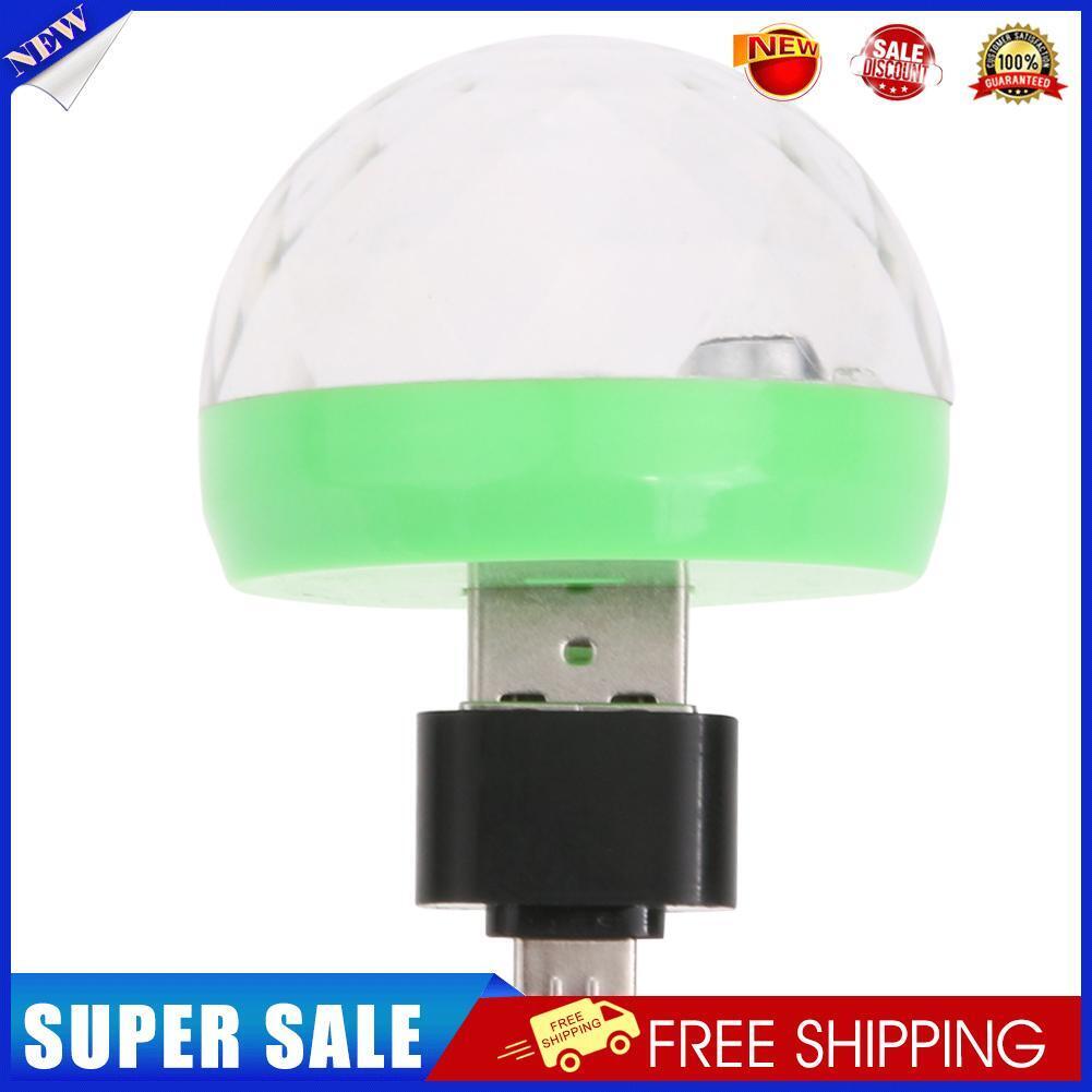 Mini USB Disco Ball Light Home Party Light Karaoke LED Decoration Random