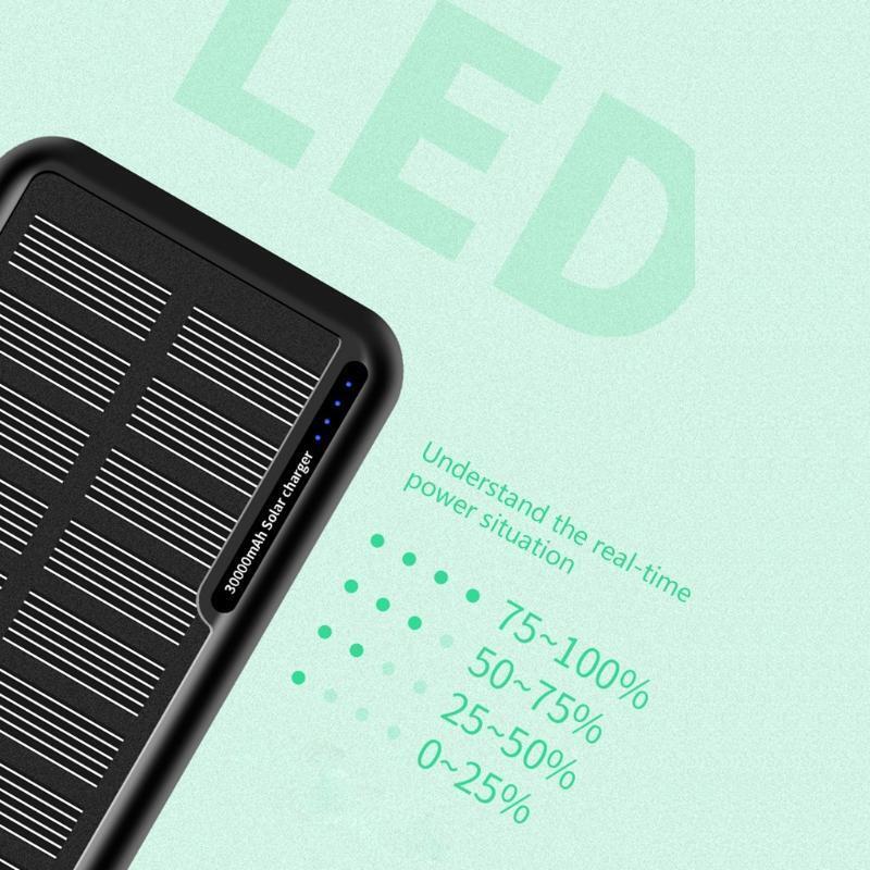 Waterproof Portable Solar Charger Outdoor Emergency Portable Solar Power Bank