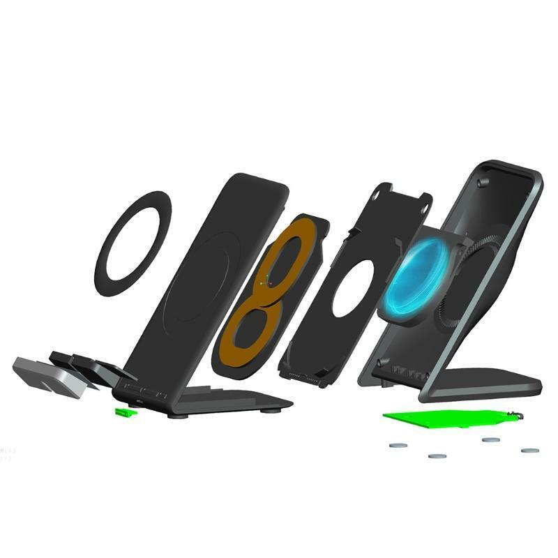 Portable Wireless Charger Stand Fast Charging Bracket for Most Mobile Phones