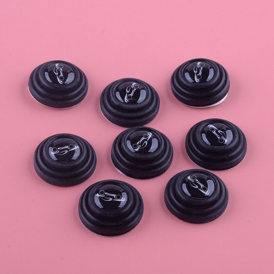 8Pcs Car Door Anti-Collision Pad Sound Insulation Shock-Absorbing Gasket Assy