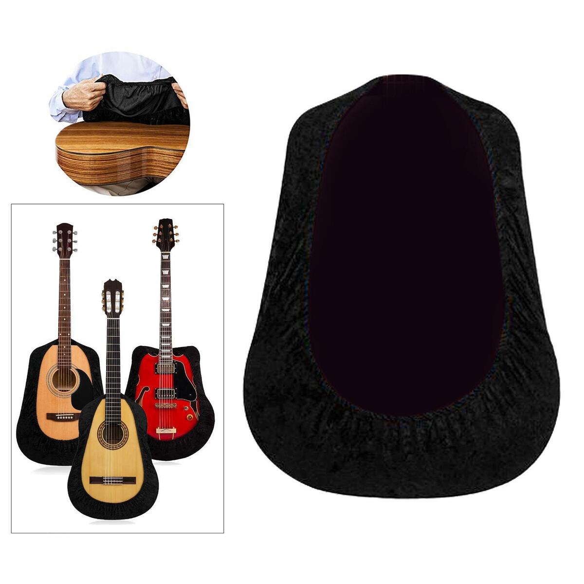 Stretch Guitar   Cloth  Sleeve Acoustic Electric Guitars Black