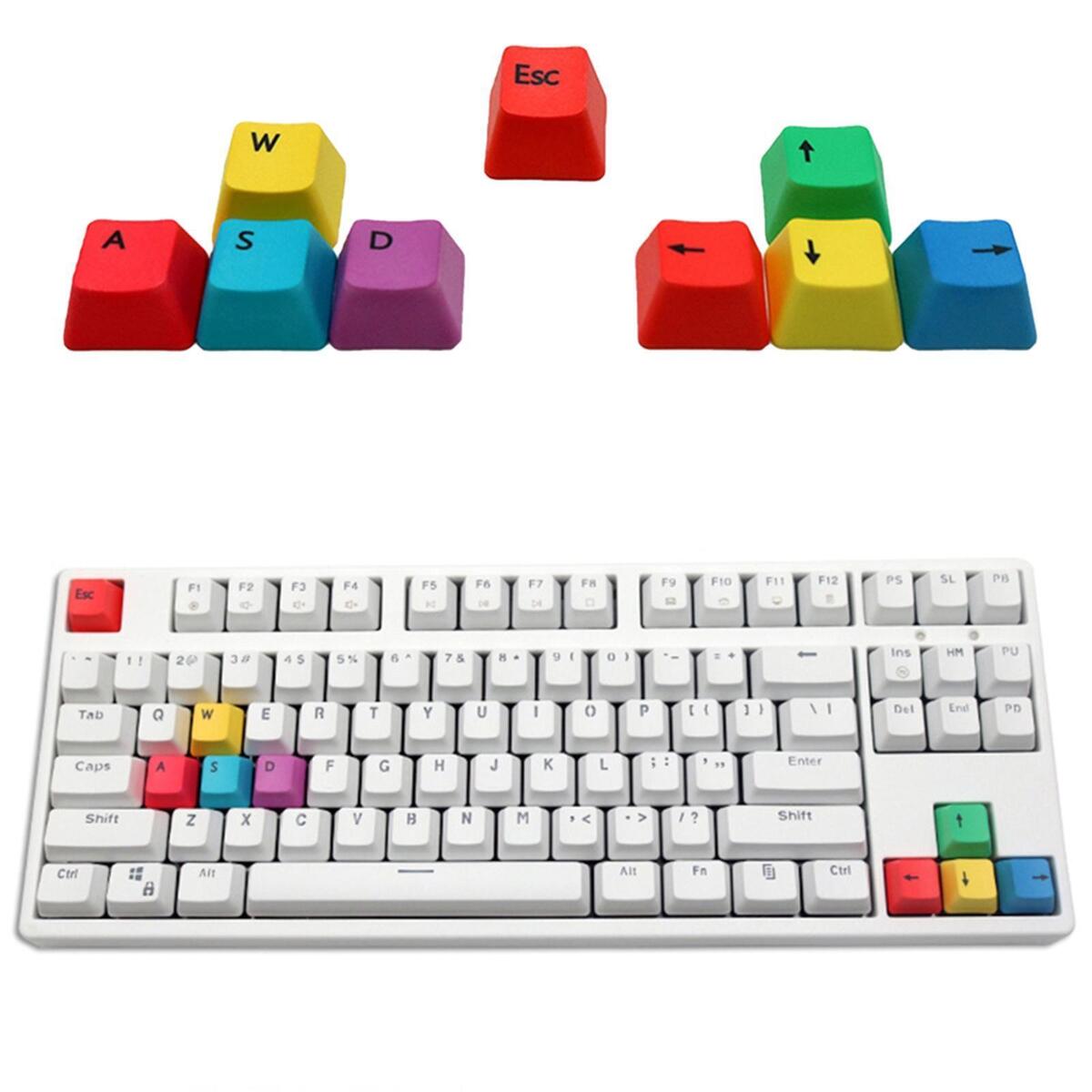 Upgraded PBT Pudding Keycaps Keycap for Mechanical Keyboards Gaming Keyboard