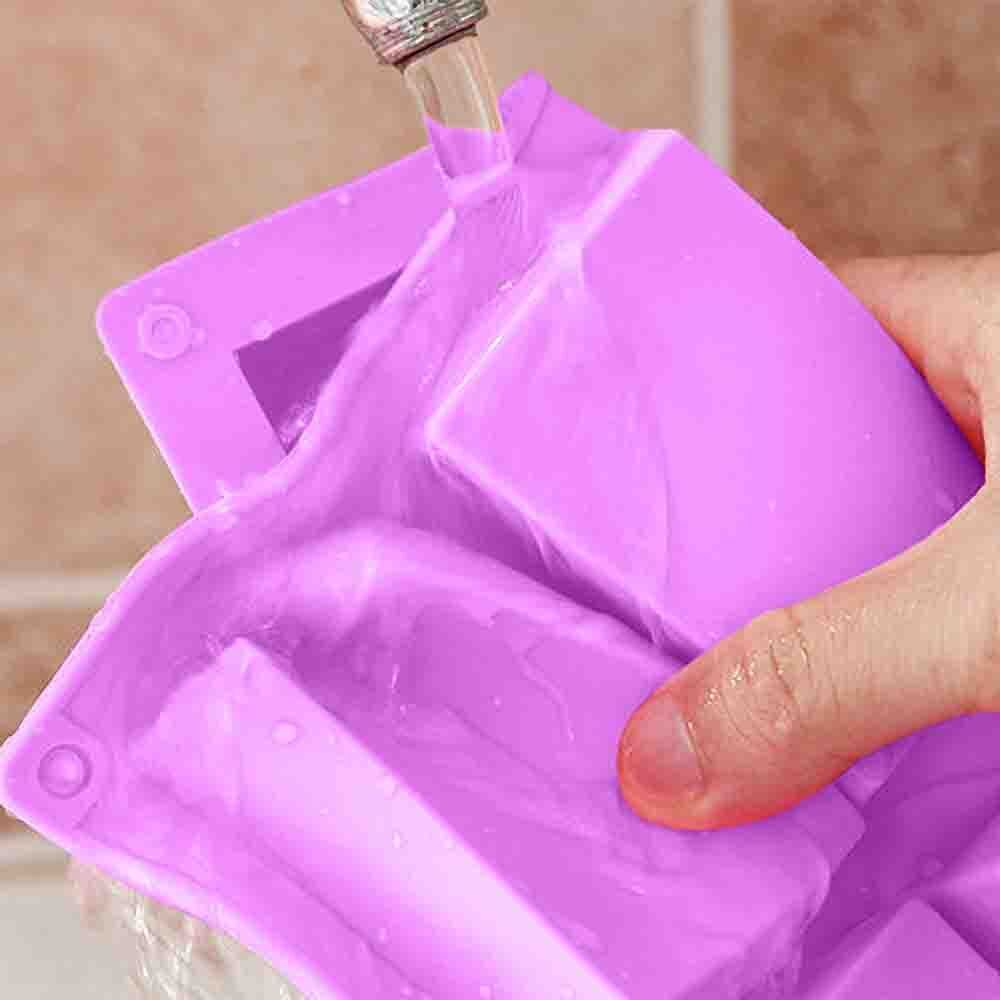 4/6 Cavity Handmade Soaps Supplies Flower Shaped Cake Mould Silicone Soap Mold