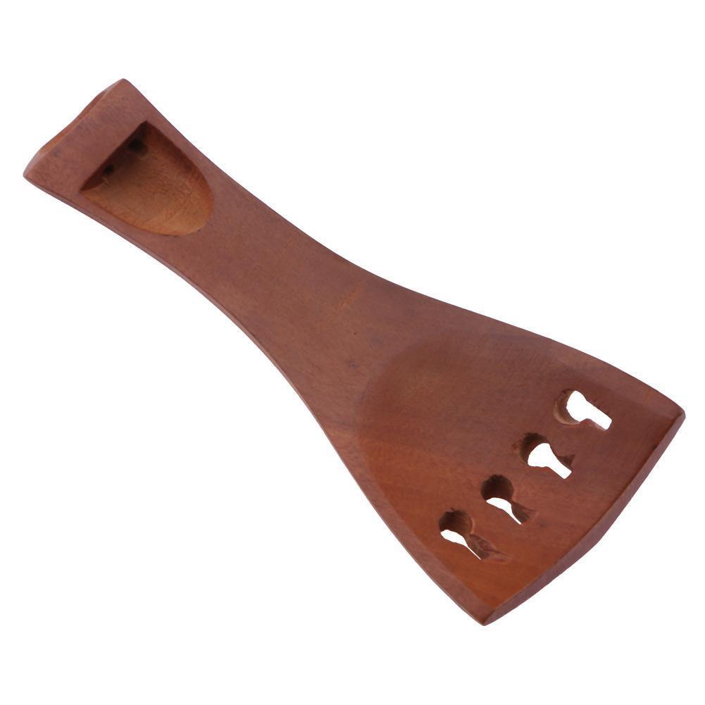 4/4-3/4 Brown Jujube Wood Violin Fine Tuner Tailpiece Big with Tail Rope