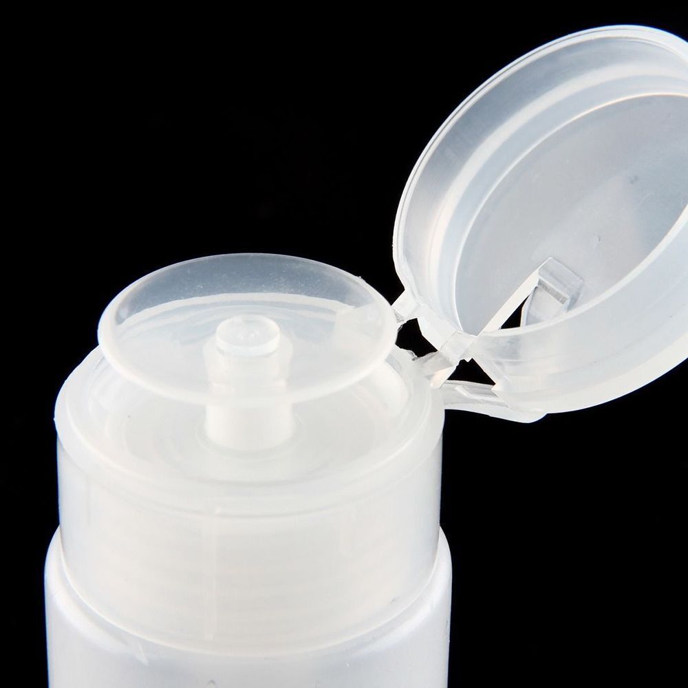 120ml New Dispenser Clear Storage Push Down liquid container Pump Empty Bottle