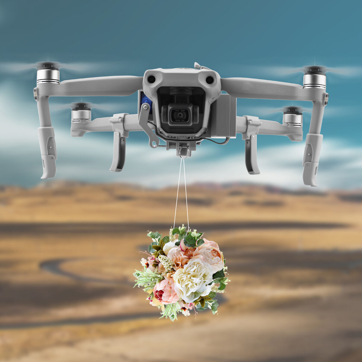 Quick Release Air Thrower Dispenser Gift Dropping Part for DJI Mavic Air 2 Drone