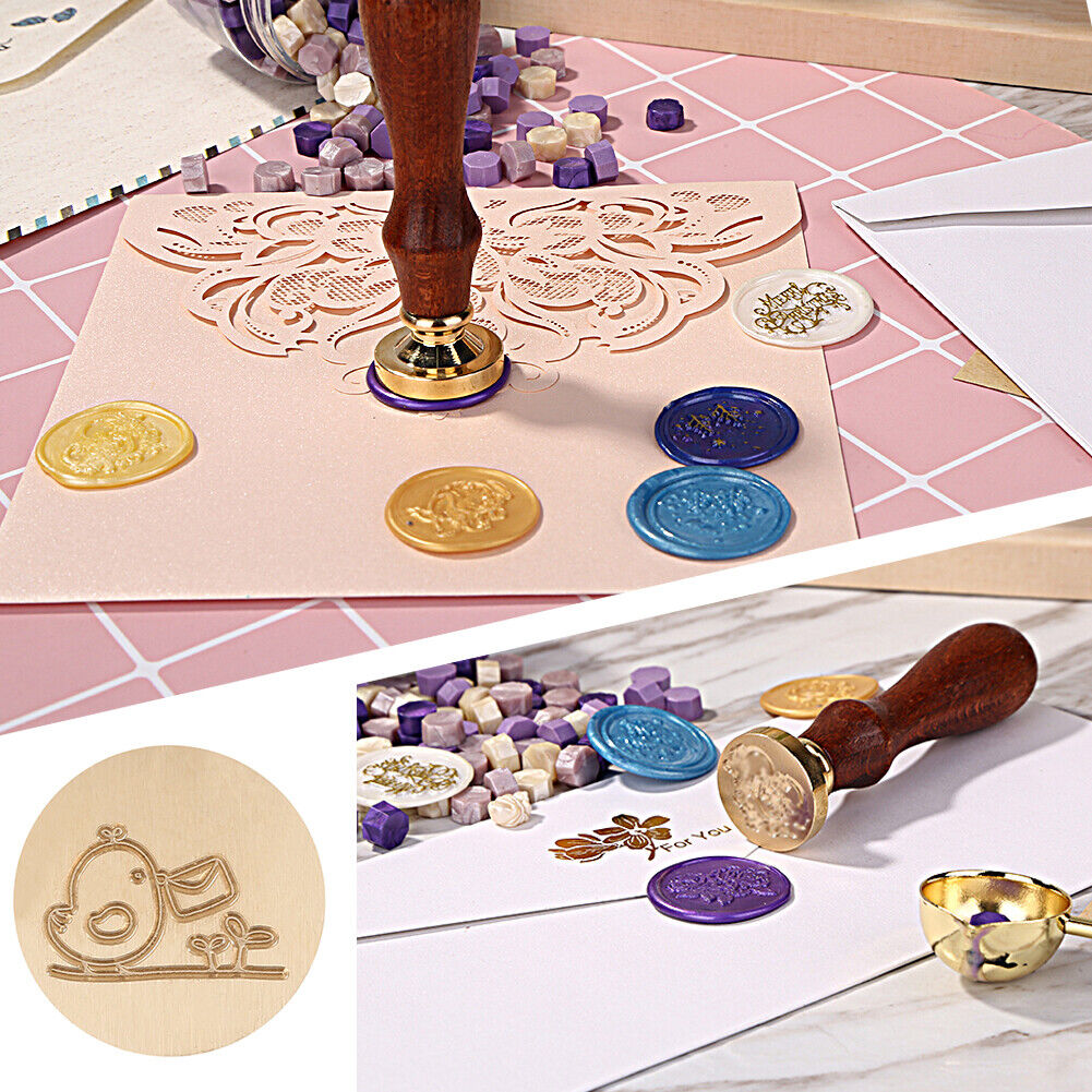 25mm Wax Seal Can Replace Round Copper Head for Stamp Decor (DW14 Chick)