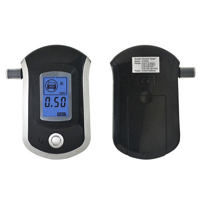 Portable Professional Breath Alcohol Meter Police Accurate Semiconductor Sensor