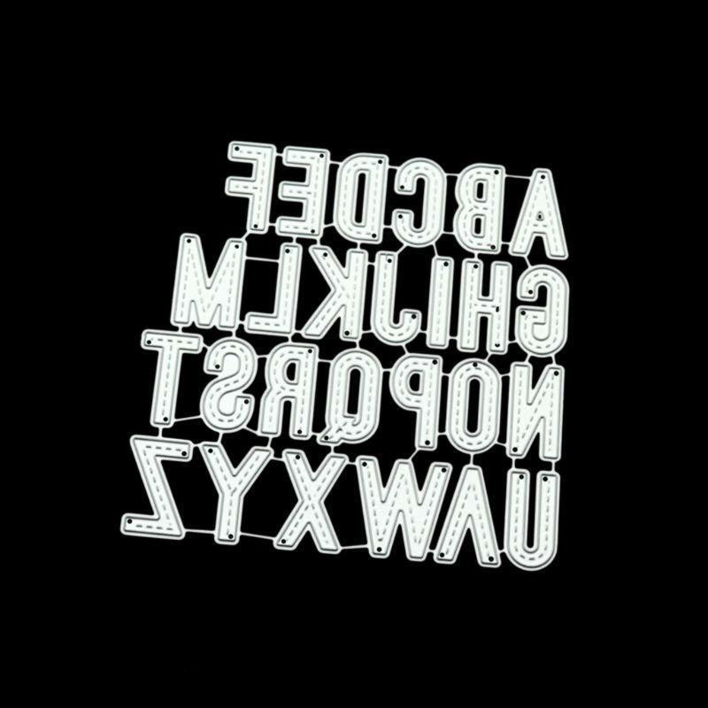 Letters DIY Metal Cutting Dies Stencil Scrapbooking Album Paper Card Craft Decor