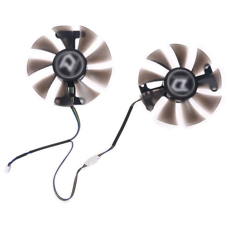 2x 85mm PLD10015B12H 0.55A RX580 RX590 for POWERCOLOR DATALAND Radeon RX 580 590