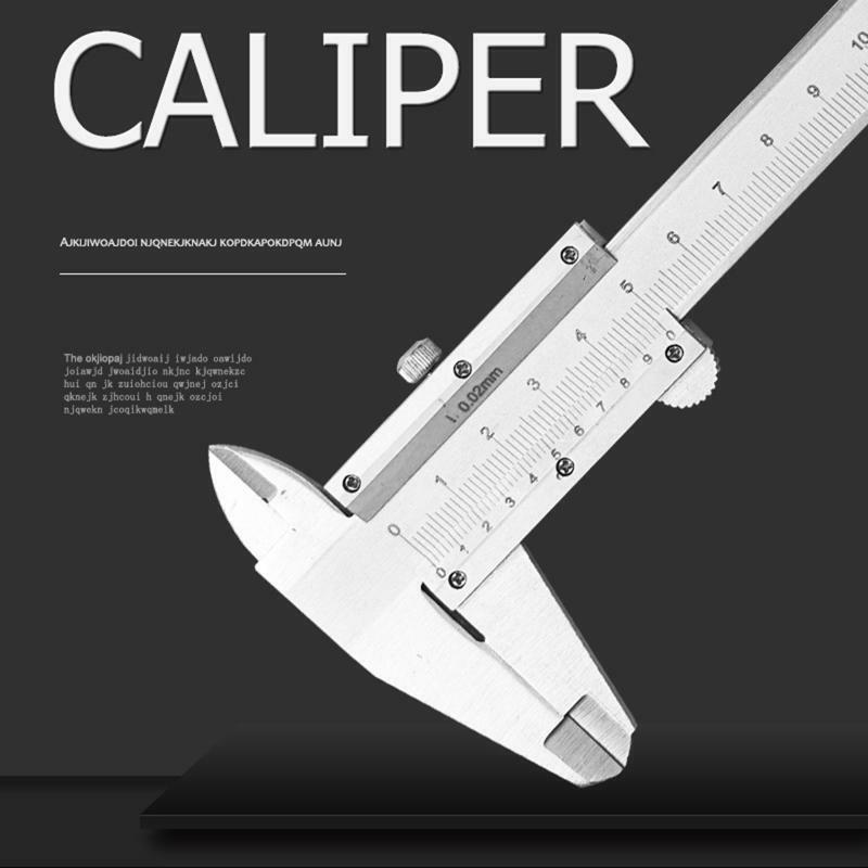 0-150mm / 0-6 Carbon Steel Vernier Caliper Gauge Manual measurement Micrometer