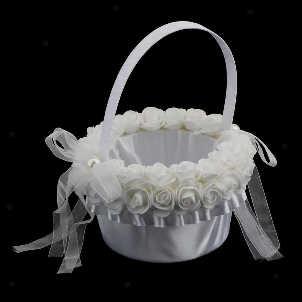 2pcs Classic Flower Girl  Beading Engagement  Party w/ Handle