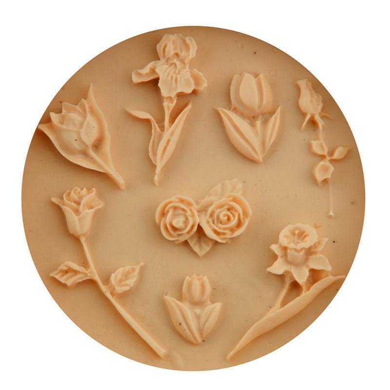 Exquisite Flower Mold Craft Cake Chocolate Clay Tulip Decorating Family Safe