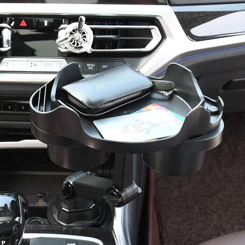 Car Table Auto Coffee Burger Rack Desk for Traveling Snack Phone Easy Installati