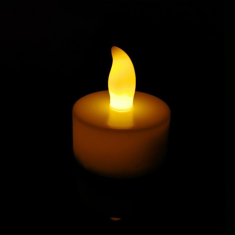 Led Tea Lights 24 Pcs Mini Candle Lamp Battery Operated Flameless No Flickering