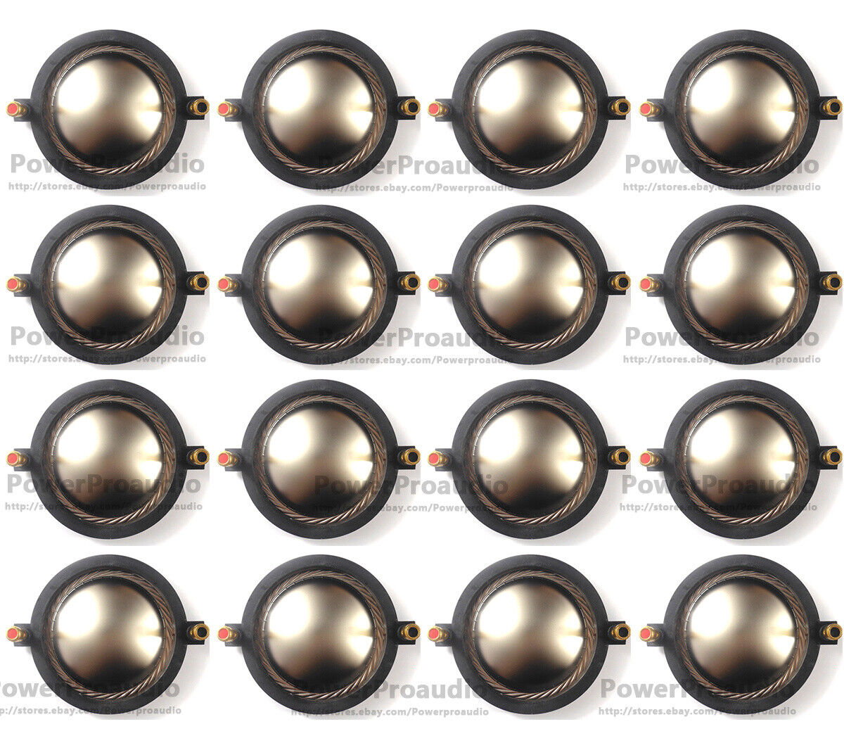 16x Diaphragm For B&C DE900 8Ohm BC-MMD900-8 EAW CD-3514, KF650 Driver Titanium