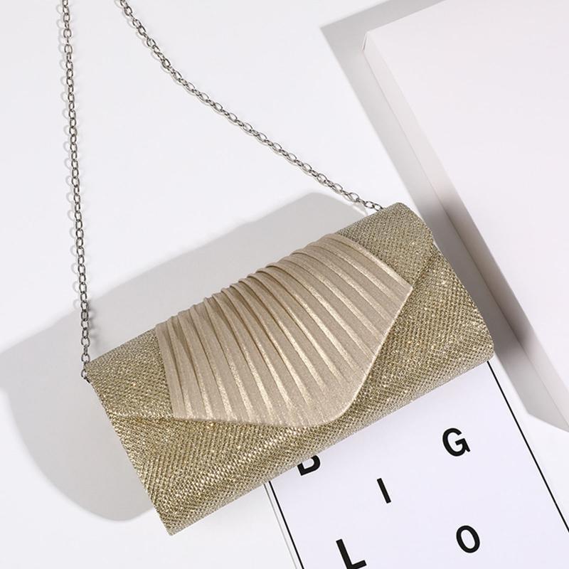 Women Flap Handbag Evening Party Bridal Clutch Bag Prom Wedding Wallet Purse