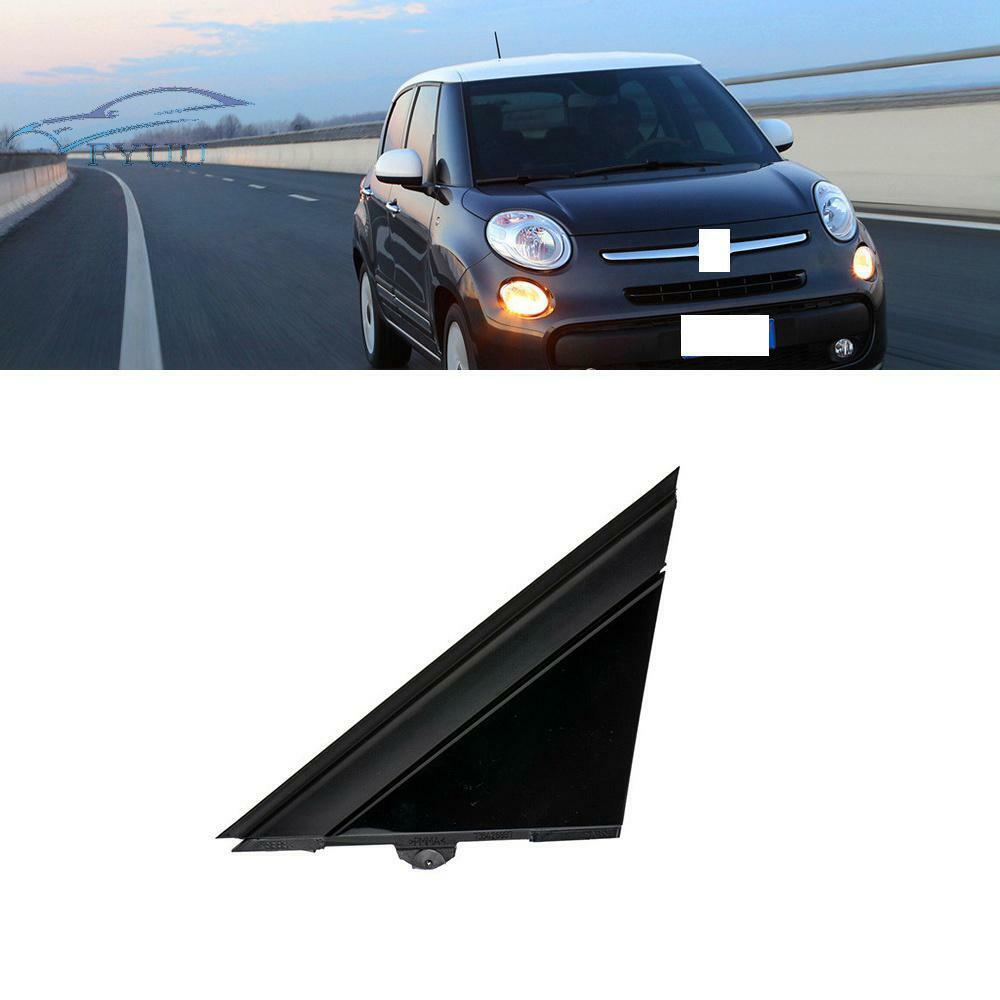 Glossy Black Left Door Mirror Flag Cover Molding #1SH17KX7AA For Fiat 500 12-17