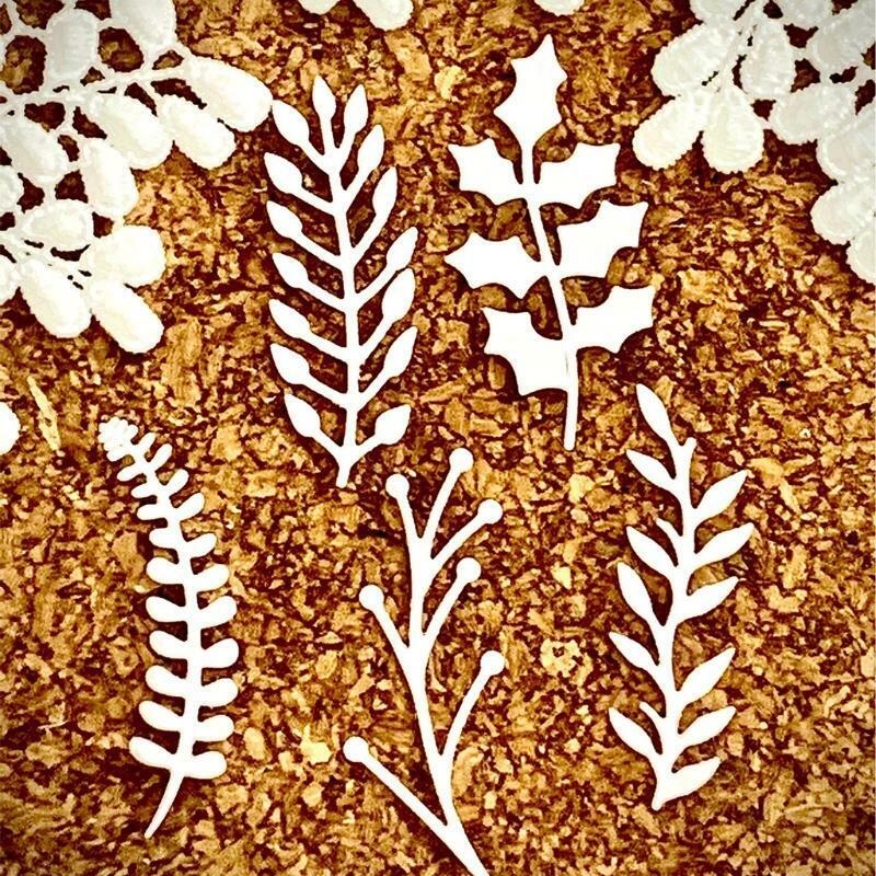 Leaves Metal Cutting Dies Stencil Scrapbooking DIY Album Stamp Paper Cards