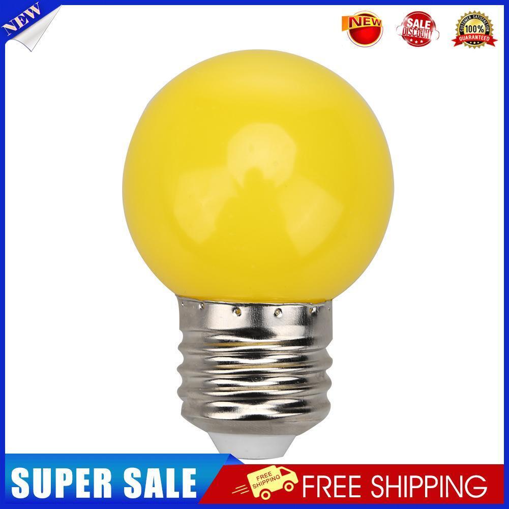 Colorful Globe Light Bulb E27 3W SMD2835 LED Lamp Bar Home Decor (Yellow)
