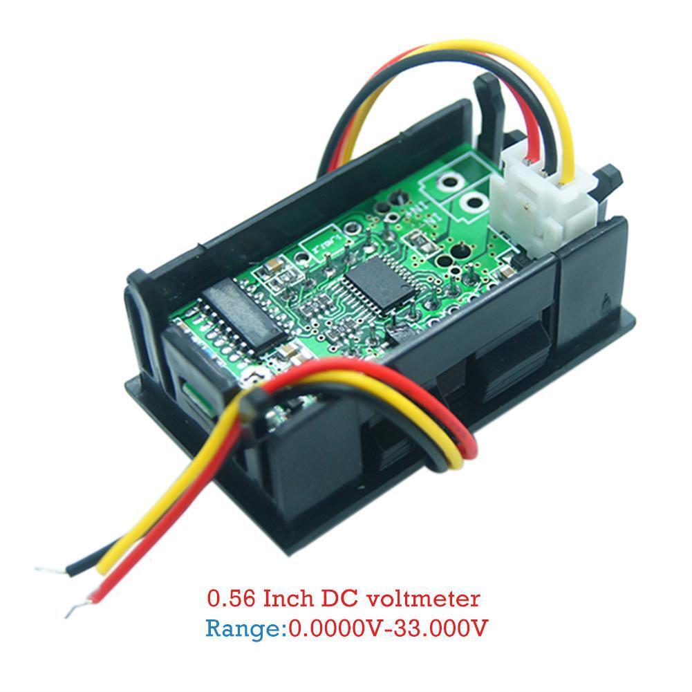 Digital 0.36inch LED Display 5 Bits DC 0-33.000V Voltmeter Voltage Meter