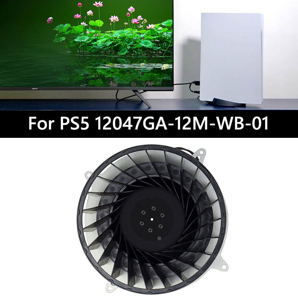 Internal Cooling Fan for PS5 12047GA-12M-WB-01 DC12V 23 Blade Cooler Fans