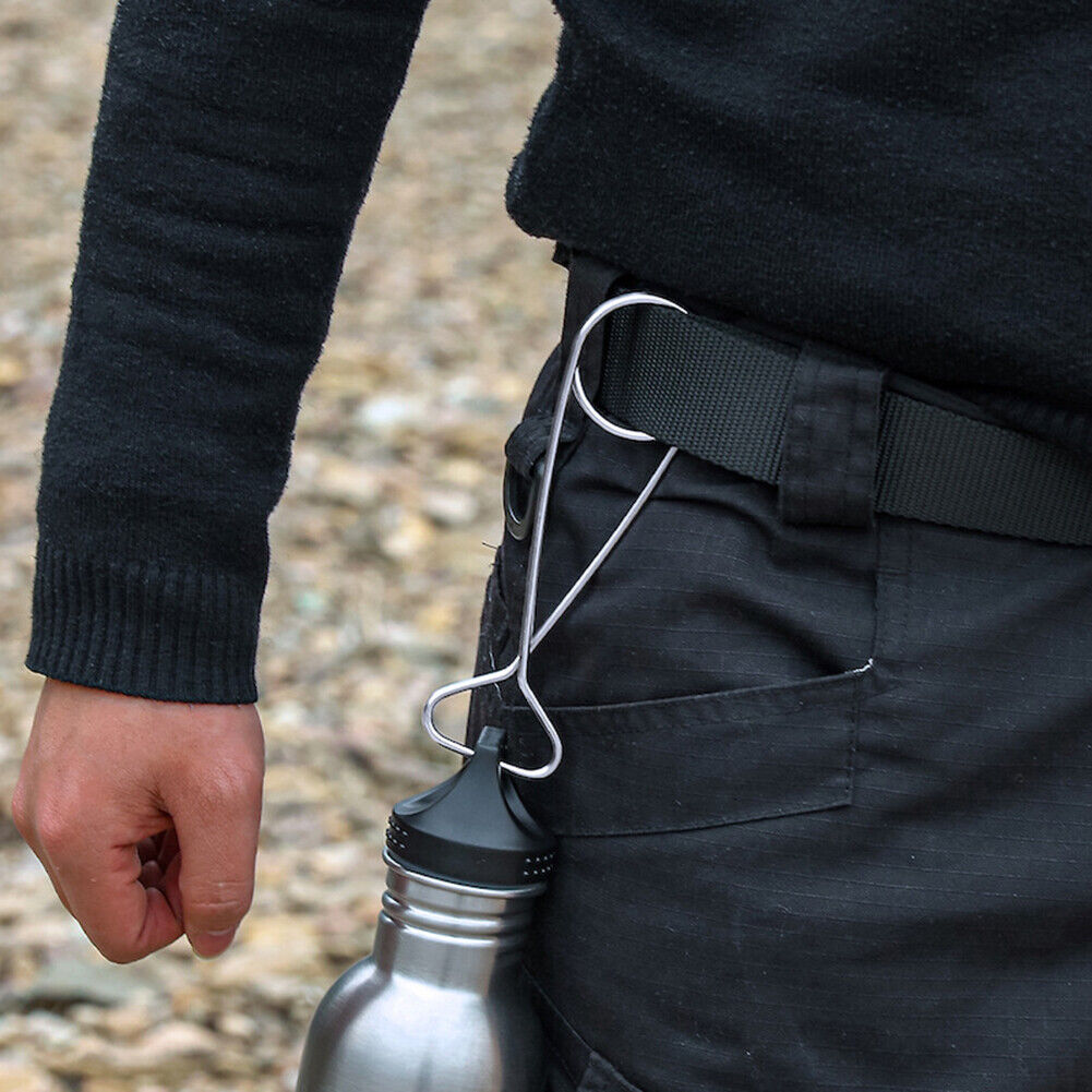 Camping Cooking Hanger Water Cup Pot Pan Cookware Holder Hanging Hooks