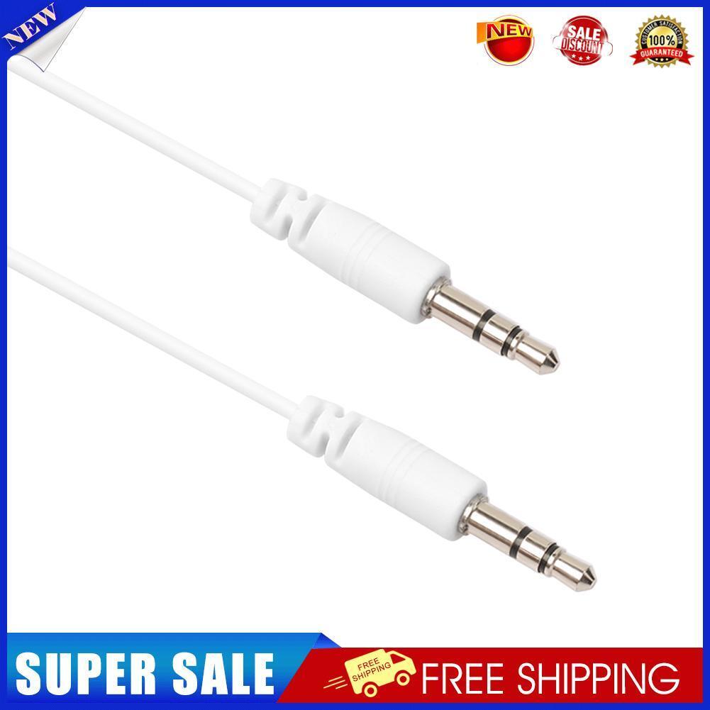 3.5 mm Stereo Jack Audio Cable 1/8 to 1/8 Male AUX Cord for Car Headphones