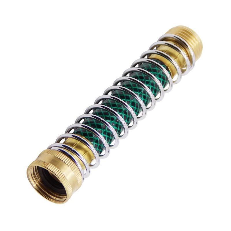 Hose Connector with Coil Spring Easy Installation Garden Hose Extension Adapter