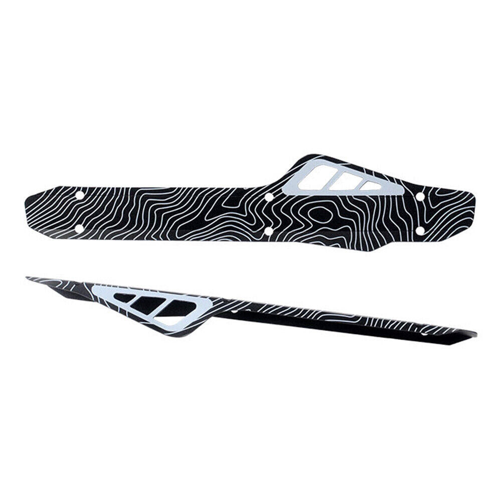 PP Bicycle Chain Stay Guard MTB Road Bike Frame Protector Cover (Black)