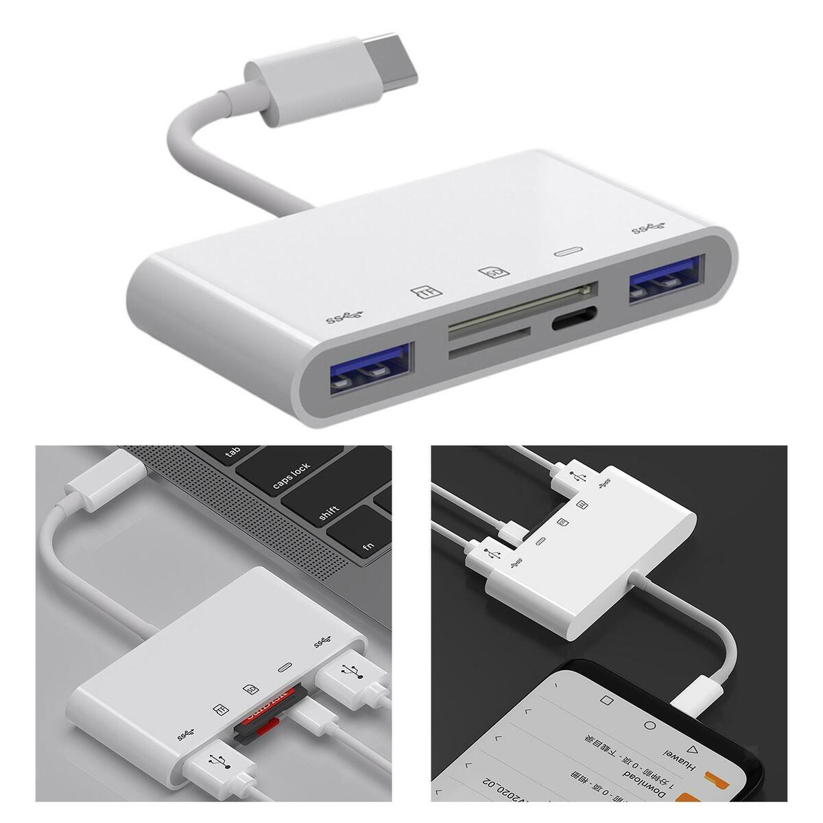 New  Universal  Hub USB Port Adapter Cable Converter for