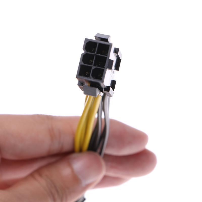 PCIE 6P to 8P Cable 6Pin to 8Pin Video Card Converter Cable Cord 18CM 5PCS/Pack