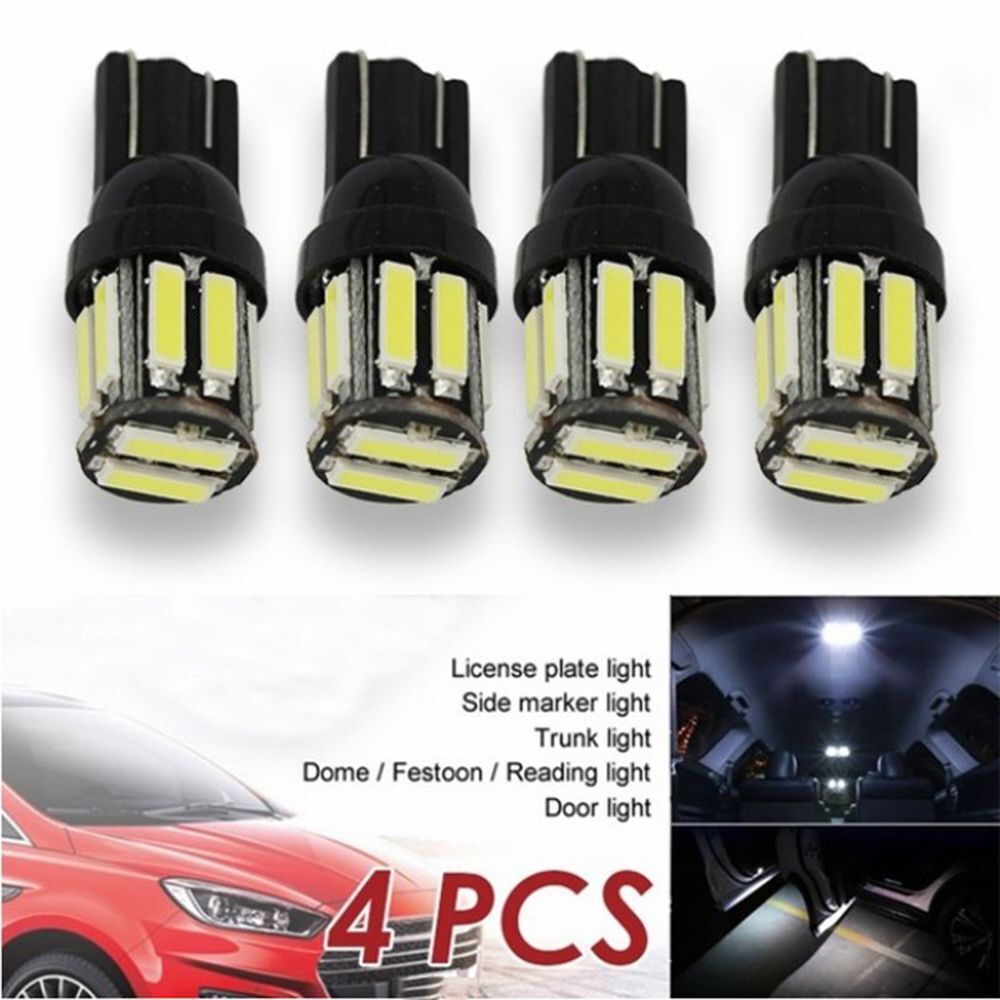 roof  Canbus Bulb Error Free LED Light W5W T10 10 SMD 194 168  Car Sidelight