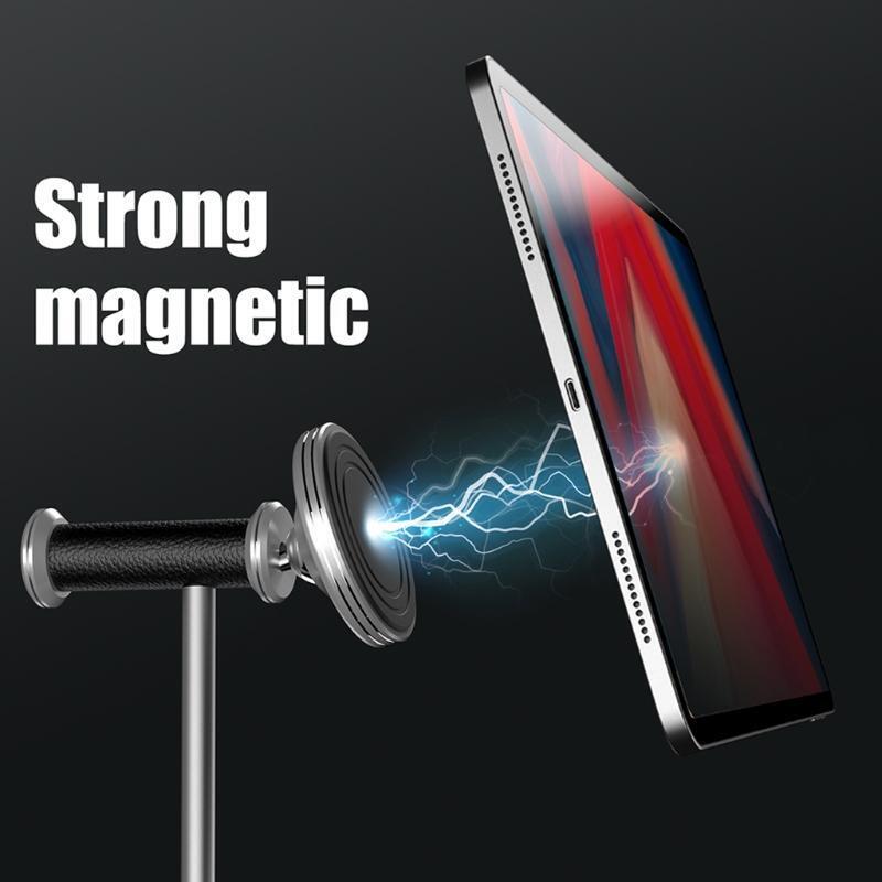 Metal Liftable Magnetic Phone Stand Foldable Tablet Holder Adjustable Bracket