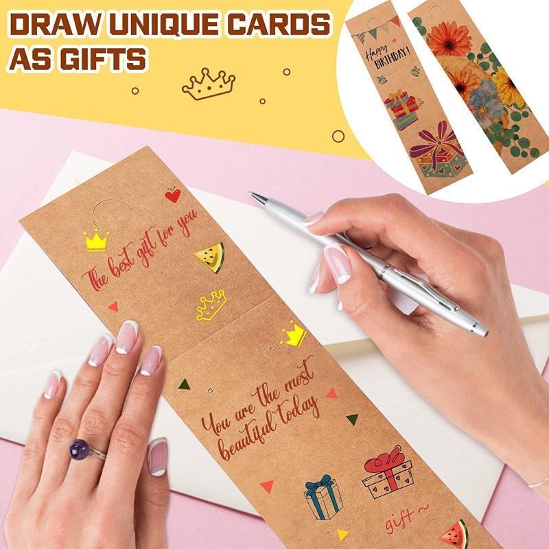 100Pcs Standing Earring Display Cards with 200x Earplug Earring Card Holders