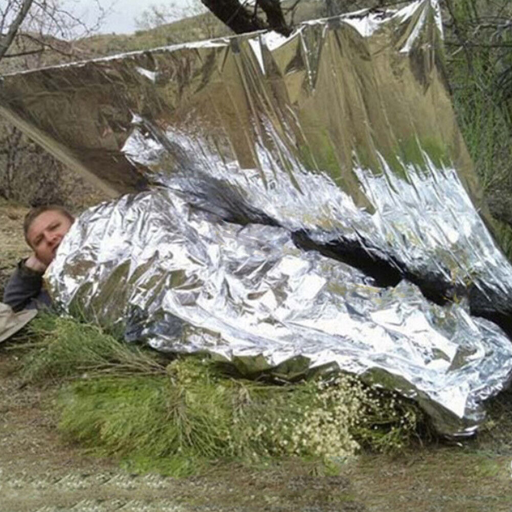 Outdoor Emergency Blanket Sun Protection Life-Saving Survival Warm Blankets