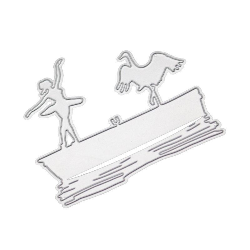 Dancing Metal Cutting Dies Stencil Scrapbooking DIY Album Stamp Paper Embossing