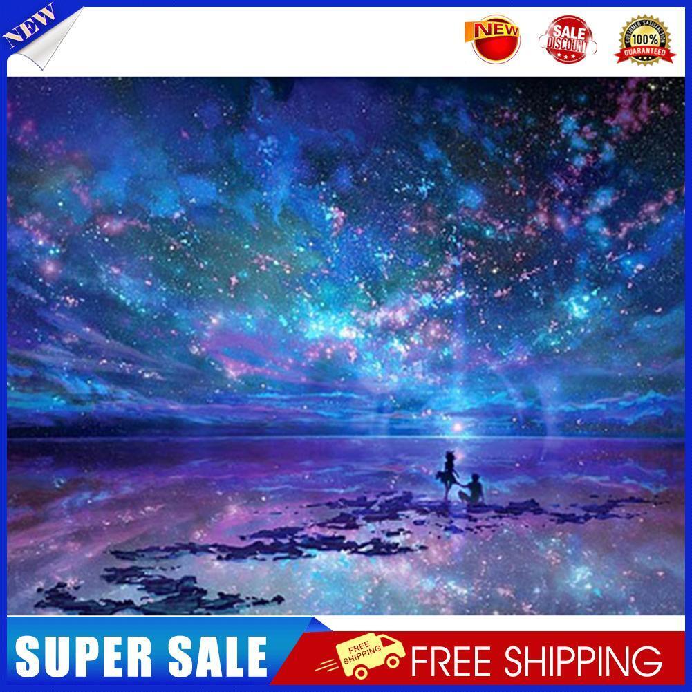 DIY Starry Sky Cross Stitch 5D Full Square Drill Diamond Painting Home Gift