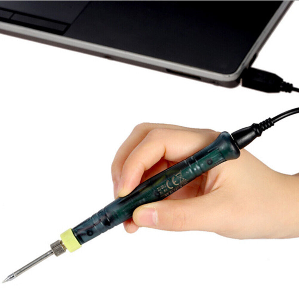 5V 8W USB Electric Solder Iron Kit Heat Pencil Welding BGA Repair Tools